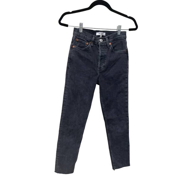 RE/DONE 90s High-Rise Ankle Crop Jeans - Picture 9 of 11